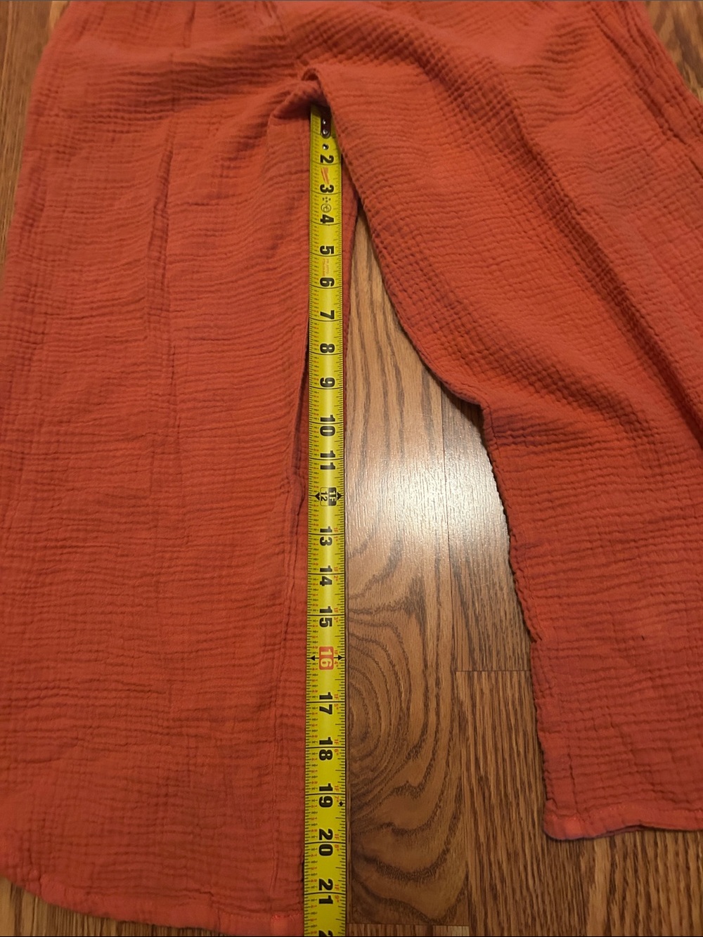Marine Layer Corinne Gauze Wide Leg Pants M Sienna Double Cloth Pull On Boho - Picture 4 of 7
